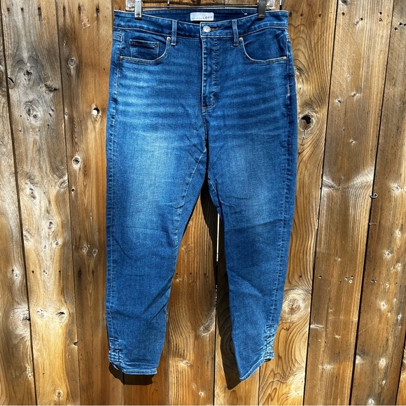 LOFT Denim - LOFT Denim Curvy Skinny Crop Jeans